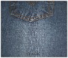 100% cotton cross hatch jean fabric; cotton fabric