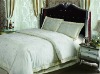 100% cotton sateen jacquard bedding sheets t bed cover bed linen