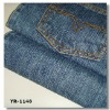 100% cotton slub denim fabric