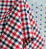 100% cotton yarn dyed checks shirt fabric