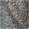 100% poly leopard print chiffon fabric