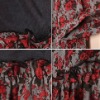 100% polyester printed chiffon fabric