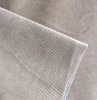 100% polyester stripe burnout velboa fabric