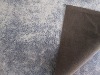 100%polyester suede  fabric with bronzing