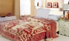 2*2.4m 100%Polyester flower pattern blanket