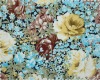 2011 fashion  elegance flower printing cotton fabric