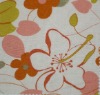 2011 fashion   organce  flower  printing fabric