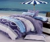 2011 hot sale 100% cotton printed bed spread set bedsheet set home textile