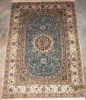 400line hand knotted silk rugs, oriental silk rugs