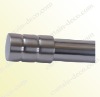 41010 stainless steel curtain rod with zinc alloy finials