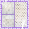 7*1 DTY White 100% polyester mesh lining fabric(T-13)