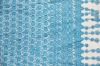 Color polyester embroidered fabric with sequin water-soluble