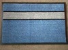 Cut pile door mat