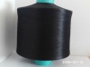 DTY 150D/36F FLUFFY SD DOPE DYED BLACK 100%POLYESTER YARN