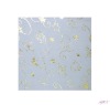 Design golden printing organza fabric