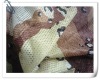 Dyed 100% polyester knitted mesh fabric {T-22}