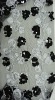 Fancy Floral Design Sequins on Mesh Fabric