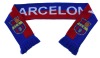 Men acrylic knitted scarf for Barcelona