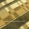 Nylon Poyester Black and Brown Panel Chiffon Jacquard Fabric