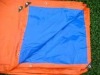 ORANGE BLUE PE TARPAULIN