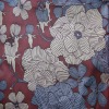 Printed pongee fabric