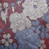 Printed pongee fabric for soft handfeeling