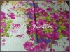 Printed silk fabric