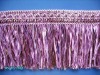 Purple Fringe Tassel Lace/Lace in curtains/Fashion lace