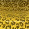 Rayon Wool Yellow Leopard Skin Fabric