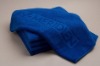 Royal blue pure cotton jacquard hand towel for hotel use