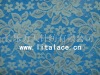 Stretch spandex lace fabric M1132 silver