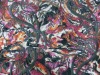 T/R Seal carved printing fabric