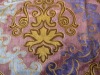 Velvet Fabric with Golden 100% Polyester