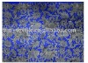 Water soluble embroidered fabric