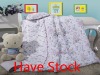 animal pattern printed cotton baby quilt set