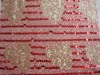 beads embroidery fabric on mesh