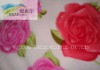 beautiful flower printed coral fleece fabric 058