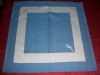 blue 100% cotton satin band airline napkin(CHINA EASTERN)