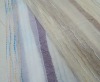 chenille striped and crushed organza curtain fabric