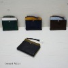 compact leather wallet ,made in Japan