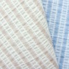 cotton/polyester seersucker yarn dyed shirt fabric