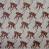 cotton yarn dyed shirting fabric with pattern of monkey