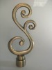 curtain end,curtain cap,curtain finial,window accessory,curtain accessory