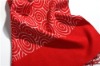 digital printing  red scarf