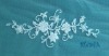 embroidery beaded lace flower for apparel fabric