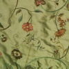 embroydry dupioni silk fabric,silk fabric,gab green embroydry dupioni silk fabric