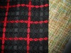 fake sweater knitwear big plaid weave 2012 fashion design cloth fabric for ladies womens winter coats