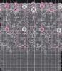 fashionable lace embroidery fabric with cotton fabric