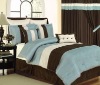 faux silk comforter set