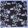 flower printed polyester  fleece fabric